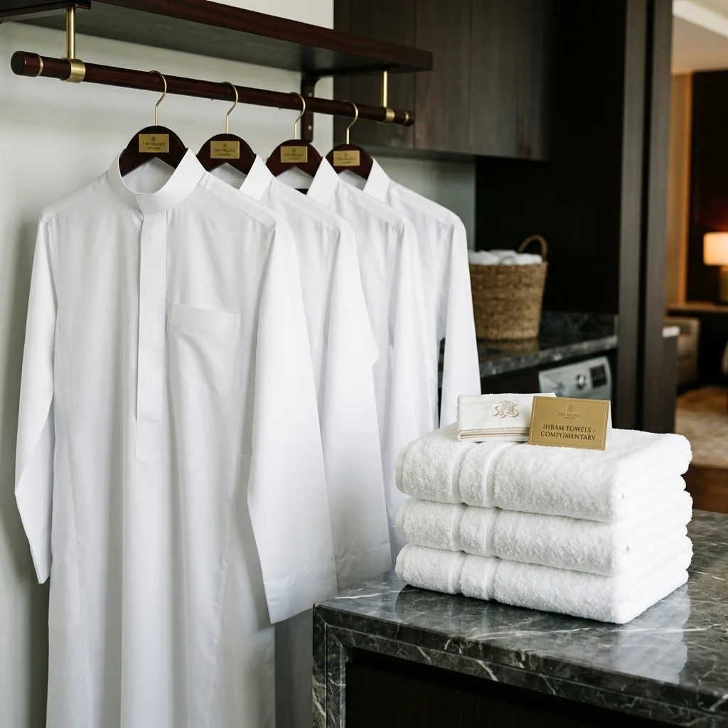 Standard 10-hour laundry service for hotel guests in Makkah